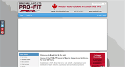 Desktop Screenshot of bradhall.com